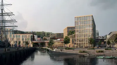 Her er mulighetsstudien for Larvik sentrum 2040