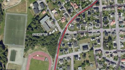 Gamle Kongevei stenges for trafikk