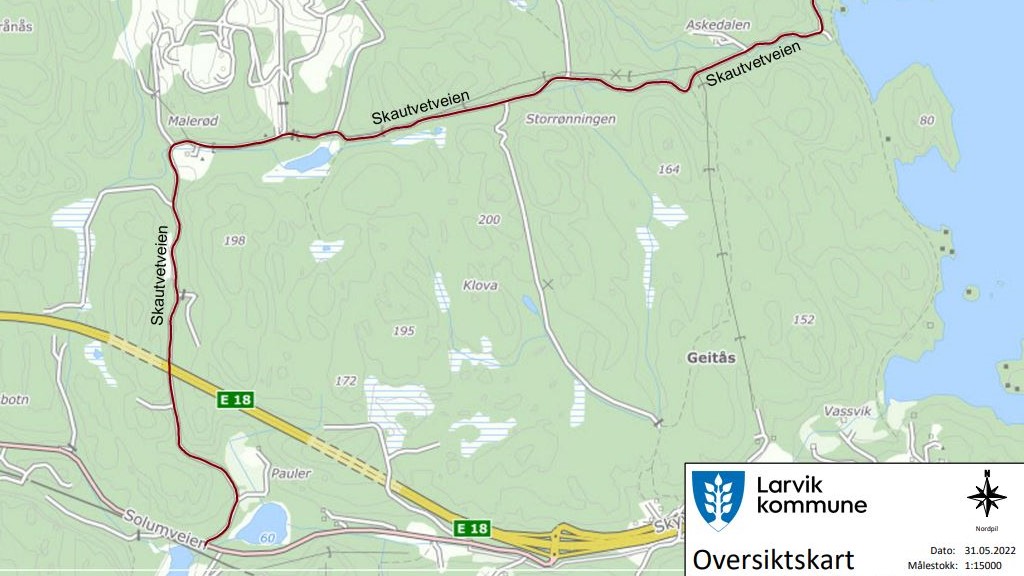 Høring av nytt veinavn - Skautvetveien