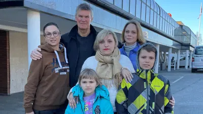 Ordføreren besøkte ukrainske flyktninger