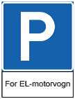 Skilt EL-motorvogn