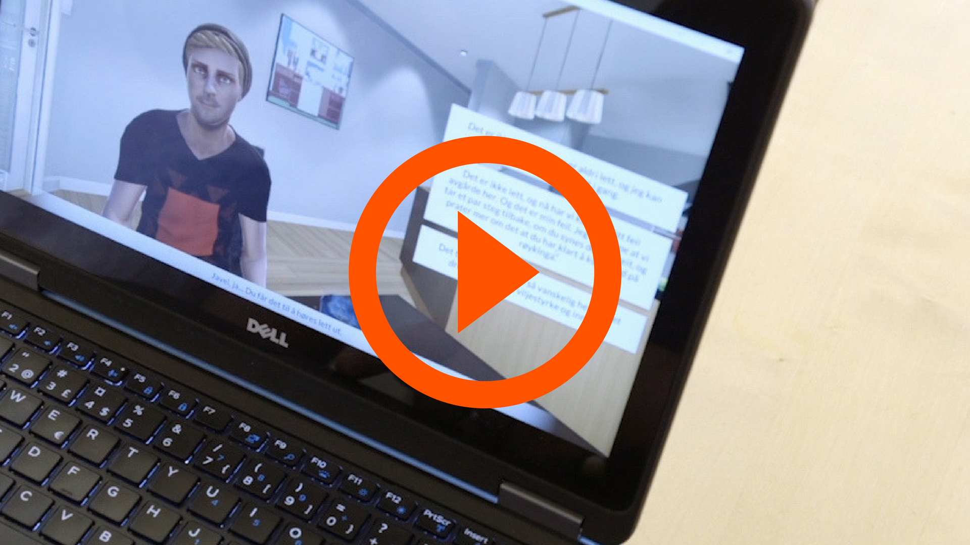 Bruker spillteknologi for å øve på motiverende intervju