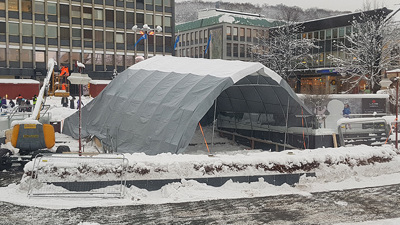 Fontenen på Larvik torg skal settes i stand igjen