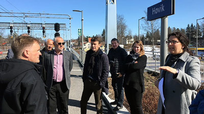 Fikk informasjon om stasjonsløsninger i Larvik