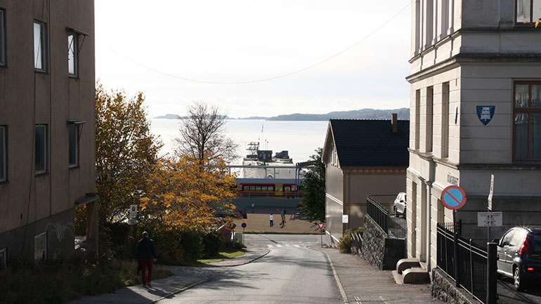 Indre havn - lav, perspektiv.