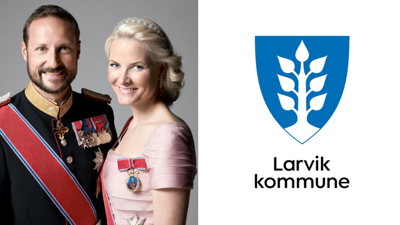 Kronprinsparet besøker Larvik
