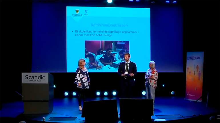 Kombinasjonsklassen tema på regjeringens Integreringskonferanse 2018