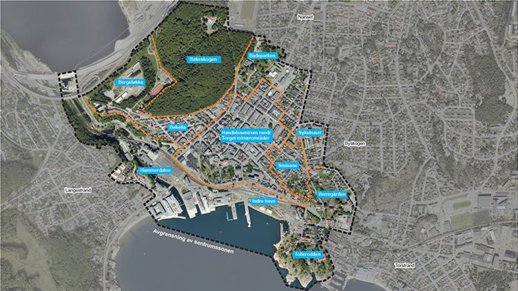 Hvordan skal Larvik sentrum se ut i fremtiden?