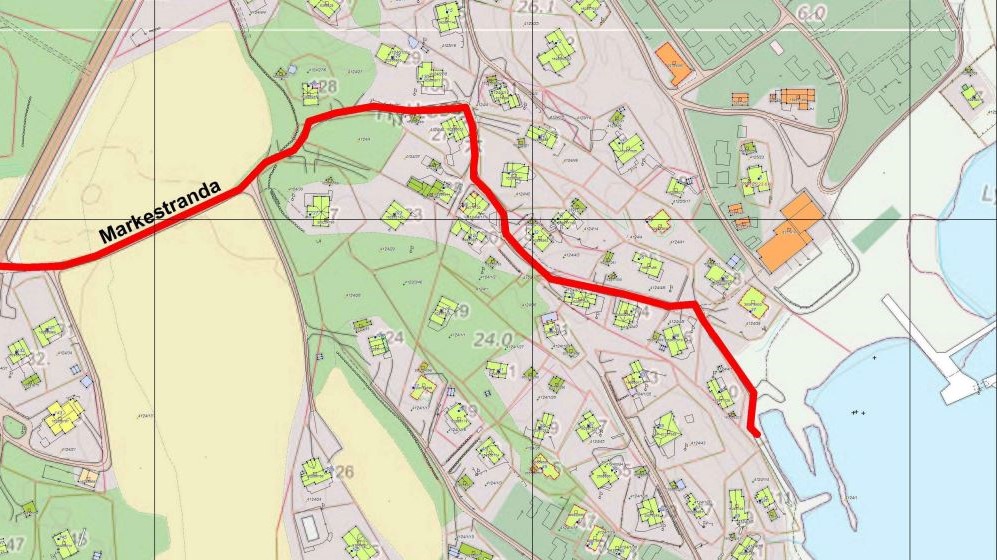 Kunngjøring av vedtak om nytt veinavn – Markestranda