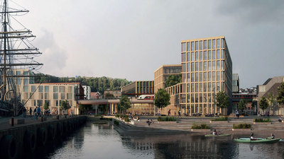 Her er mulighetsstudien for Larvik sentrum 2040