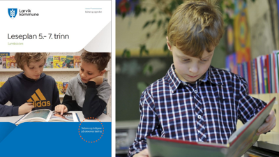 Larvikskolen lanserer ny leseplan for 5.-7. trinn.