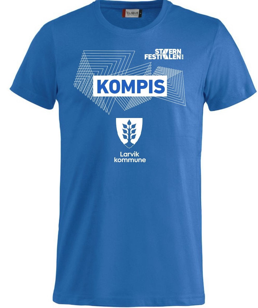 SOM KOMPIS blir du blå og godt synlig på festivalområdet.