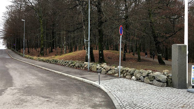 Nye steingjerder ved Bøkeskogen