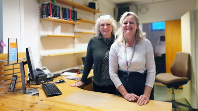 Larvik bibliotek åpner avdelingene etter brannen