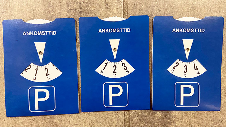 Du må bruke urskive når du parkerer i sentrum