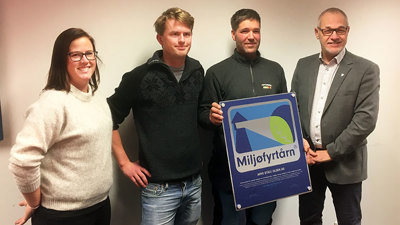 Arve Ståle Olsen AS nytt miljøfyrtårn