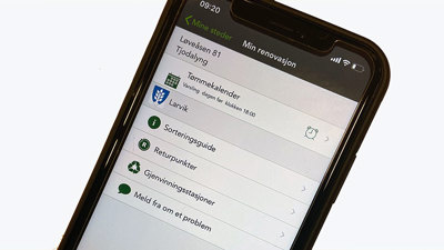 Oppdatering av Min Renovasjon-appen