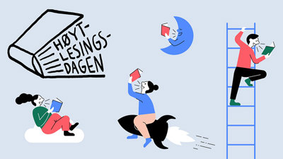 Høytlesningsuka - Biblioteket drar ut på Høytlesingstur
