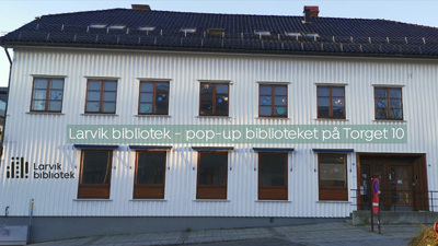 Nå åpner Pop-up-biblioteket!