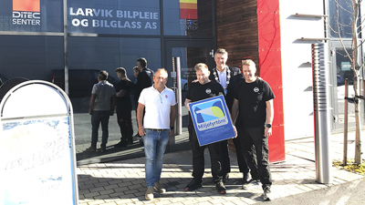 Miljøfyrtårnsertifisering til Larvik Bilpleie og Bilglass AS