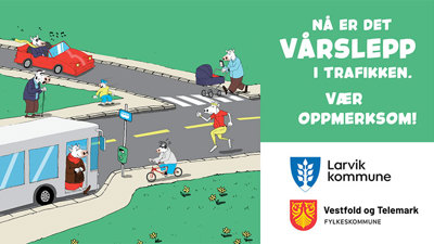 Vårslepp i trafikken