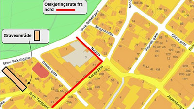 Ny omkjøring i sentrum