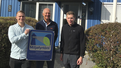 Miljøfyrtårnsertifisering til Brynje of Norway