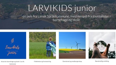 LARVIKIDS junior - barnas egen nettavis!