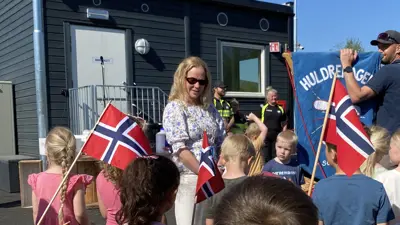 Sogn gjenvinningsstasjon åpnet i ny drakt