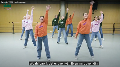 Larvikssangen "Byen vår"!