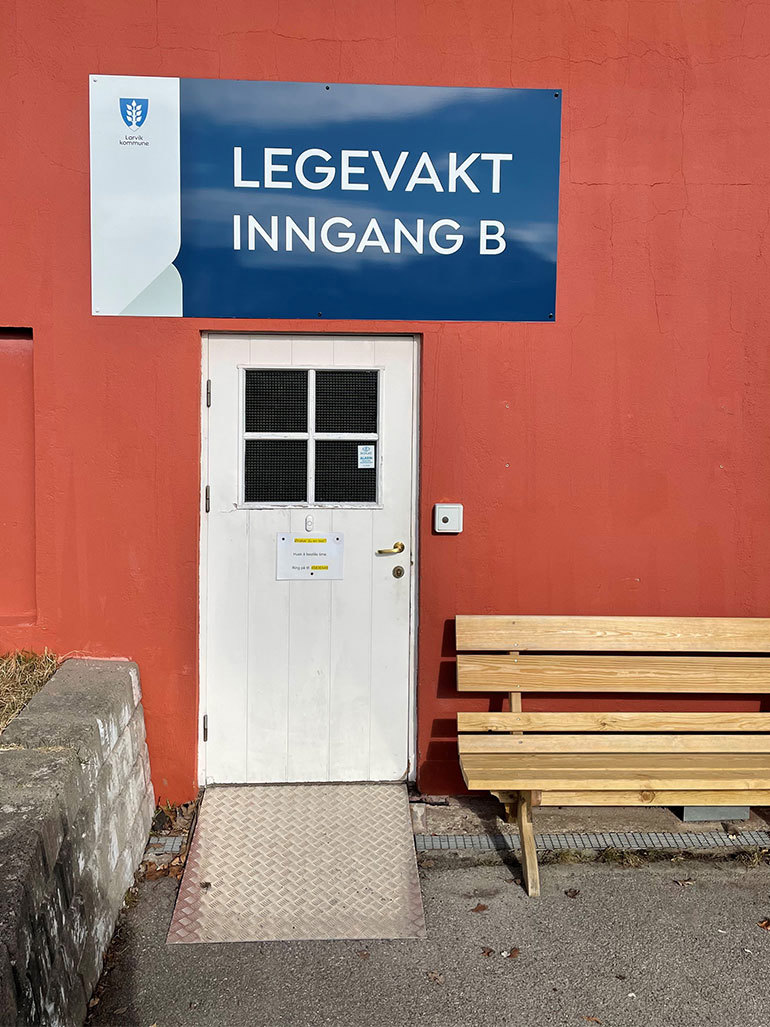 Inngang B: Byskogveien 5, 3257 Larvik