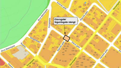 Stenges for asfaltering
