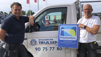 Miljøfyrtårnsertifisering til Byggmester Trulsen AS