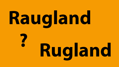 Høring av stedsnavnet/bruksnavnet – Raugland/Rugland