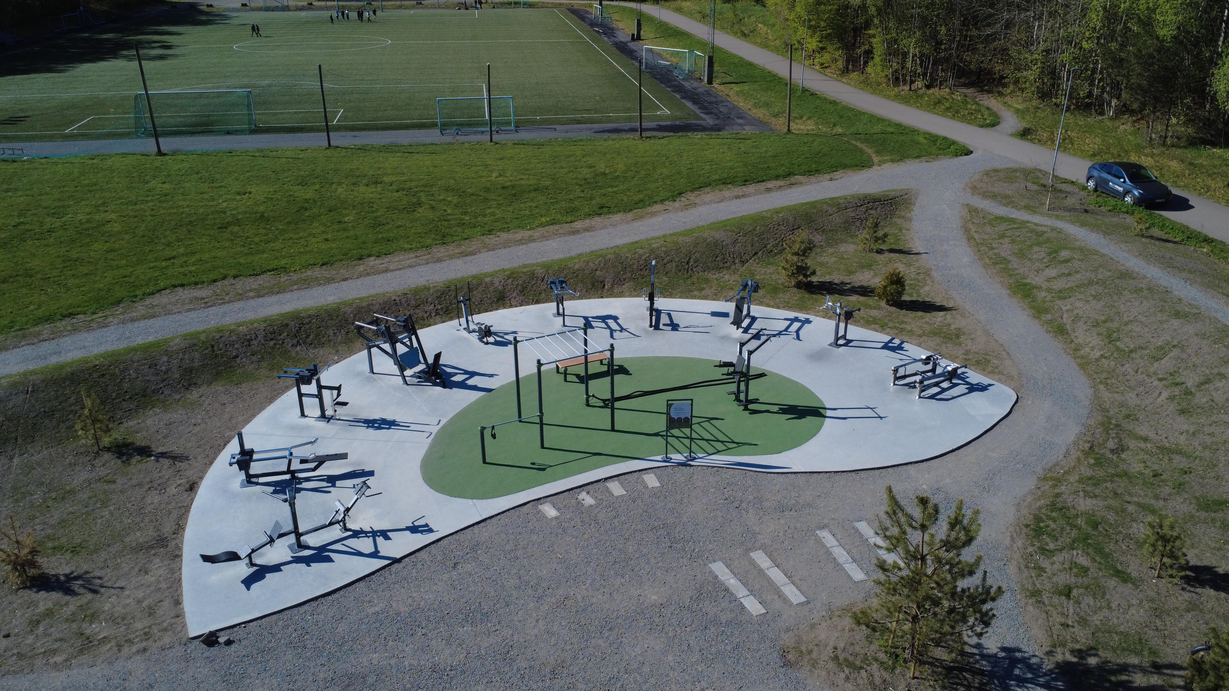 Bli kjent med treningsparken på Månejordet