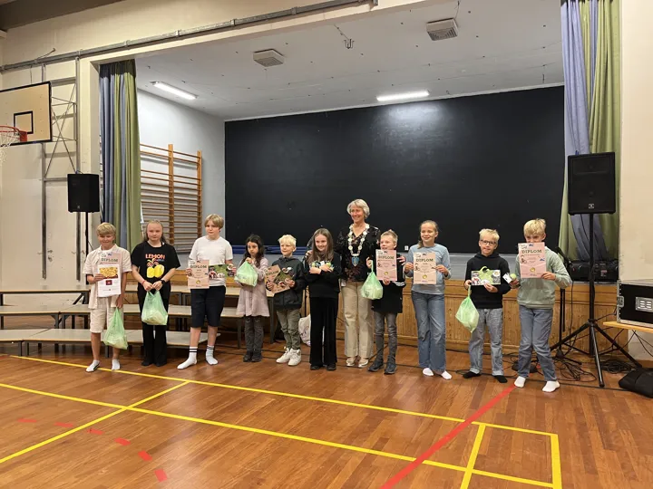 Vinnere Av Helt Grønn Skolevei