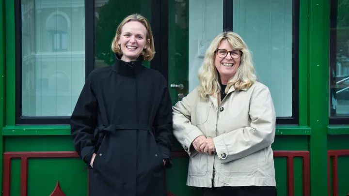 Catharina Carming Vestmoen og Kjersti Bache. Foto Siw Nakken