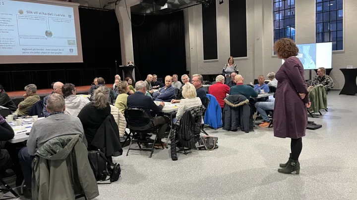 Heidi Elise Kvale ledet arbeidsøktene på medvirkningsverkstedet for kommunedelplan for naturmangfold.