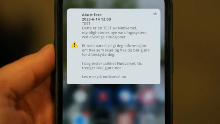 Tester nytt varslingssystem