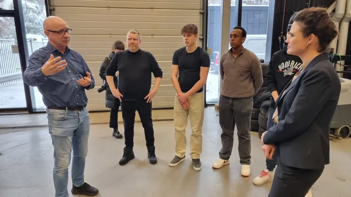 Johnny Gangsøy forteller om praktisk opplæringsløp.