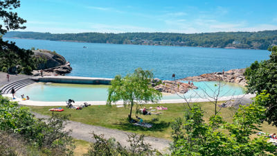 God badevannskvalitet i Larvik