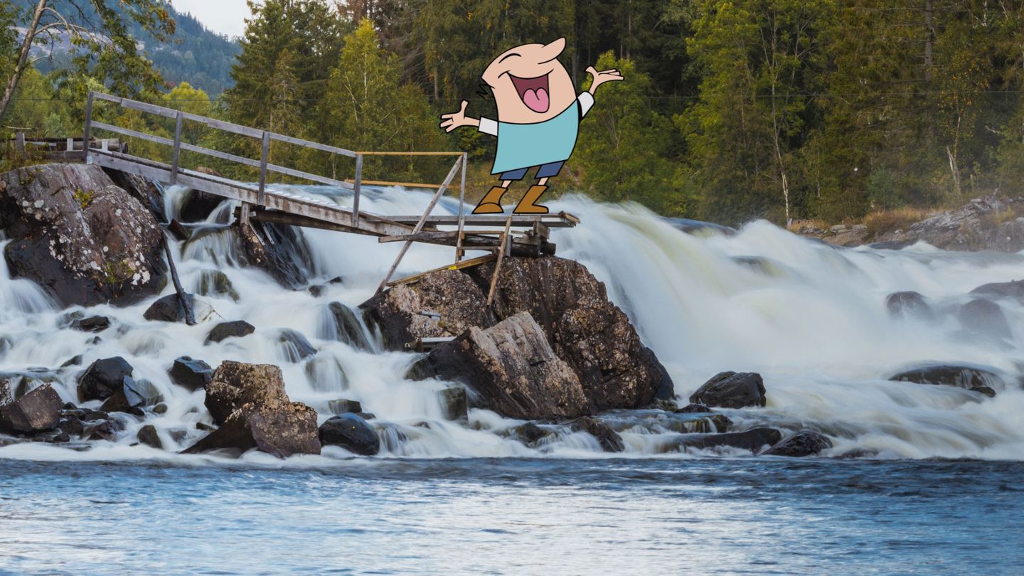 Miljørn i Lågen