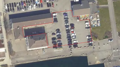 Parkeringsareal blir uteservering i Indre havn