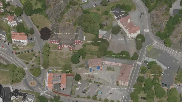 Dette oversiktsbildet viser prosjektområdet Acantus