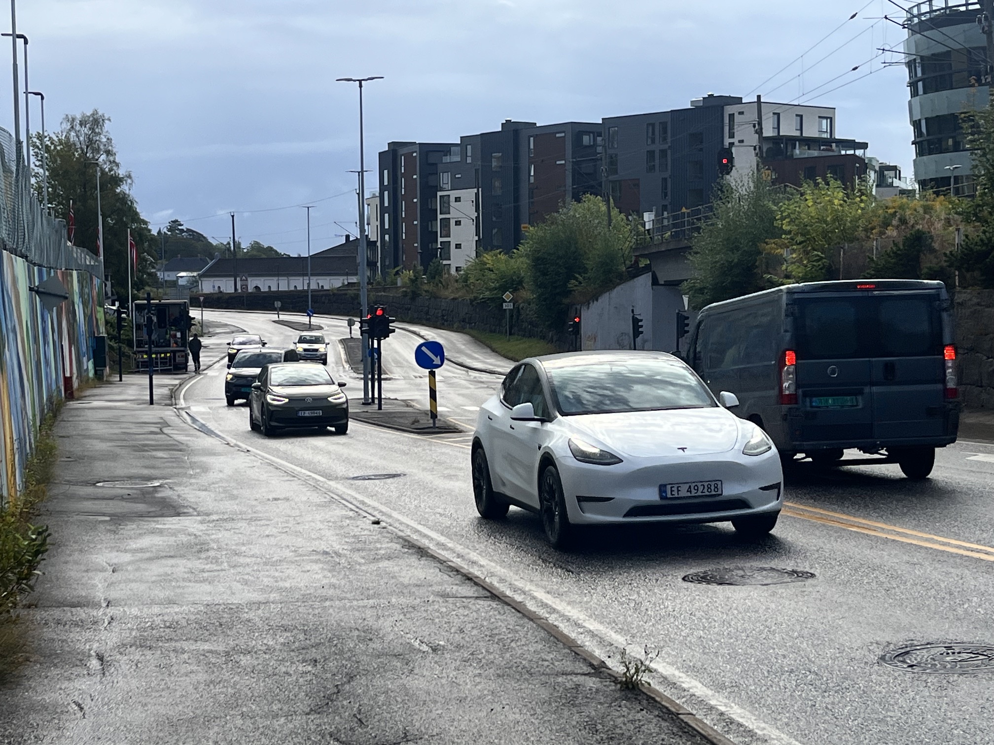 Stenger deler av Storgata og Kongegata
