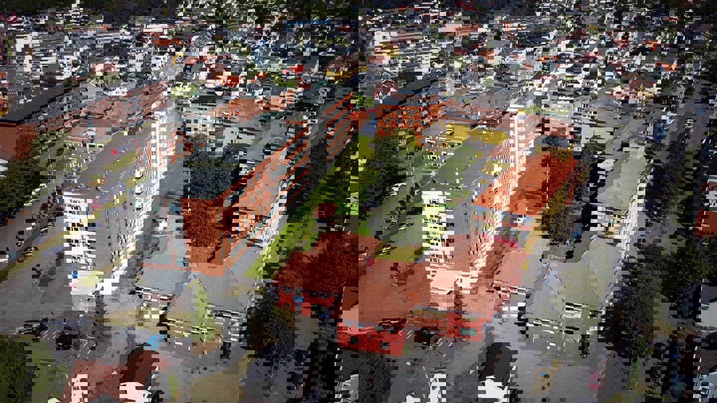 Dronefoto Helsekvartalet