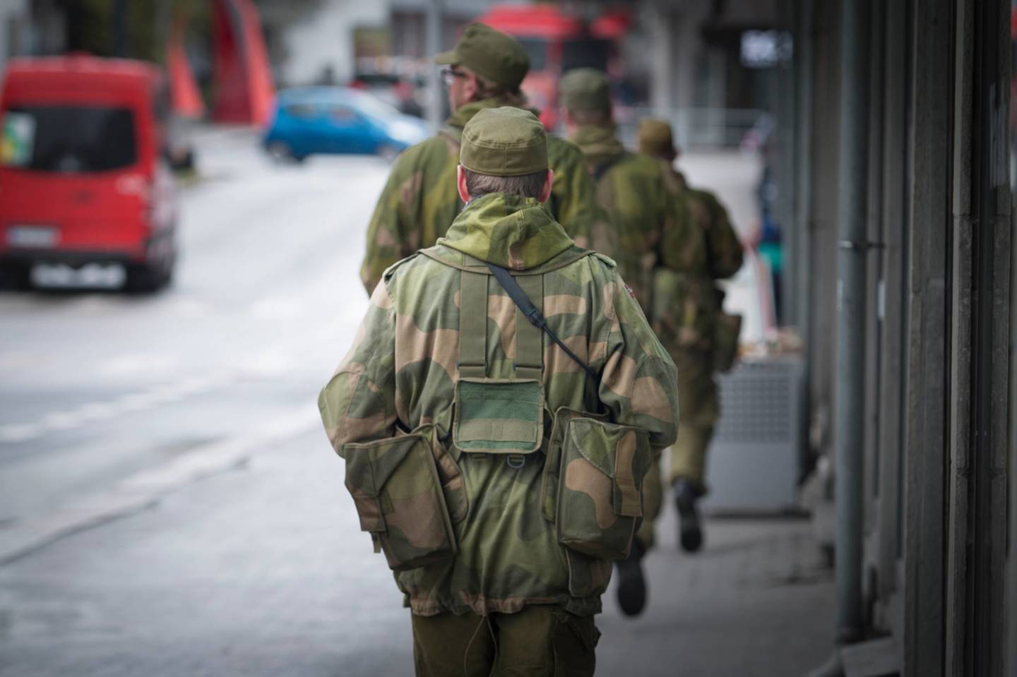 Fra øvelse i Heimevernet - foto Børge Sandnes