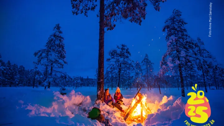 Snø Og Bål Friluftslivets År Foto Anne Mari Sønsteby