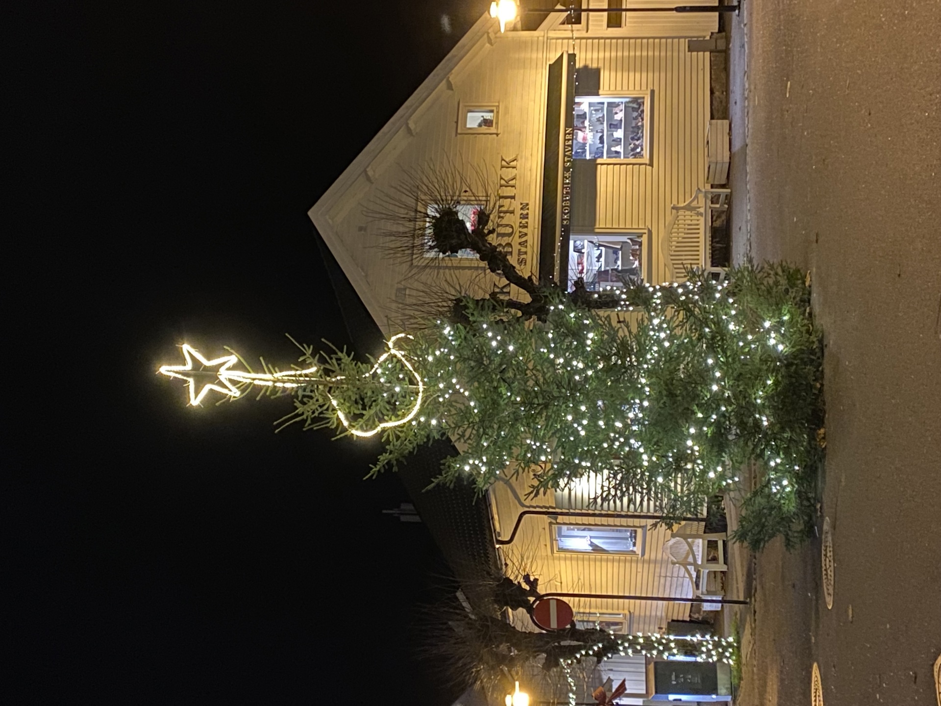 Juletre i Stavern