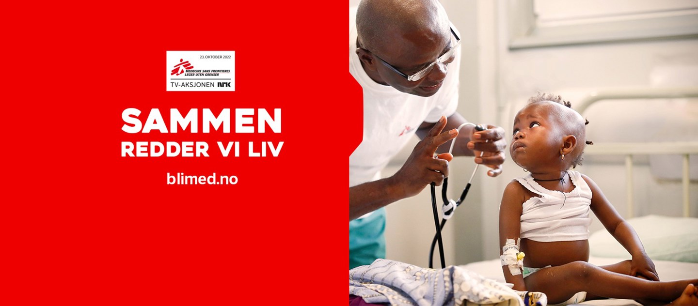 Bilde av lege og pasient. Tekst: sammen redder vi liv blimed.no